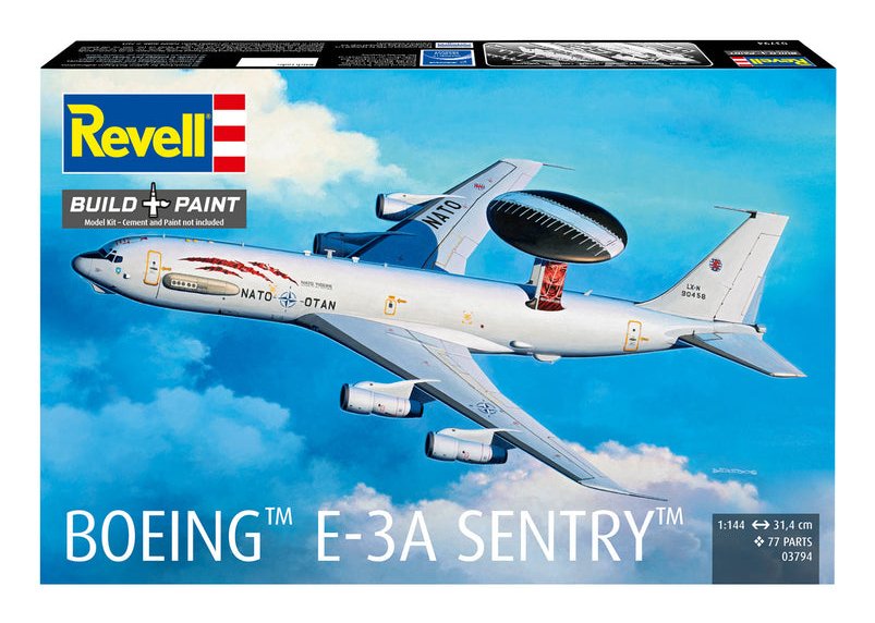 EAN 4009803037943 - Revell Boeing E-3A Sentry Aeronave Kit de montaje 1:144 imagen 3