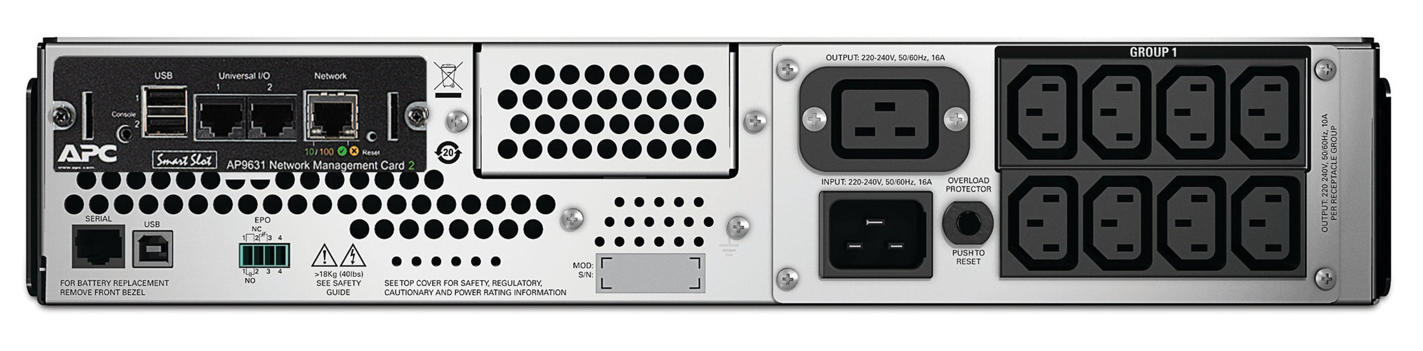 EAN 0731304327691 - APC Smart-UPS 2200VA sistema de alimentación ininterrumpida (UPS) Línea interactiva 2,2 kVA 1980 W 9 sali imagen 2