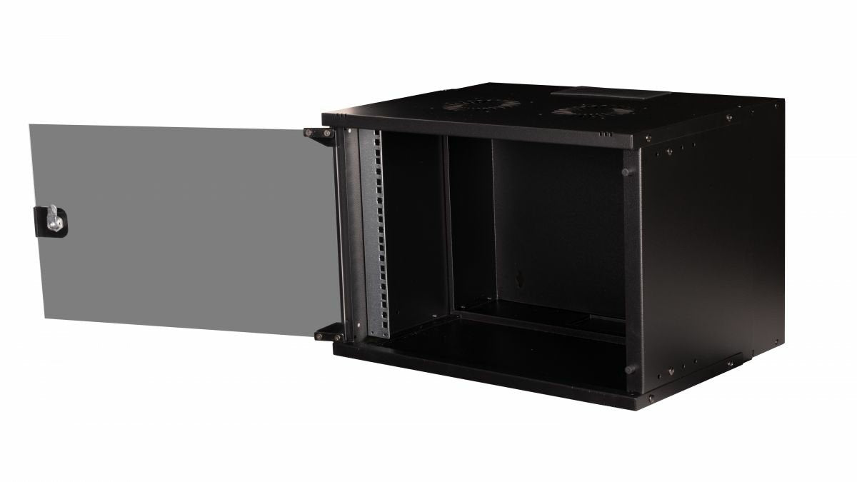 Equip 19" Wandgehäuse Glastür Eco 540x400mm 7u Schwarz
