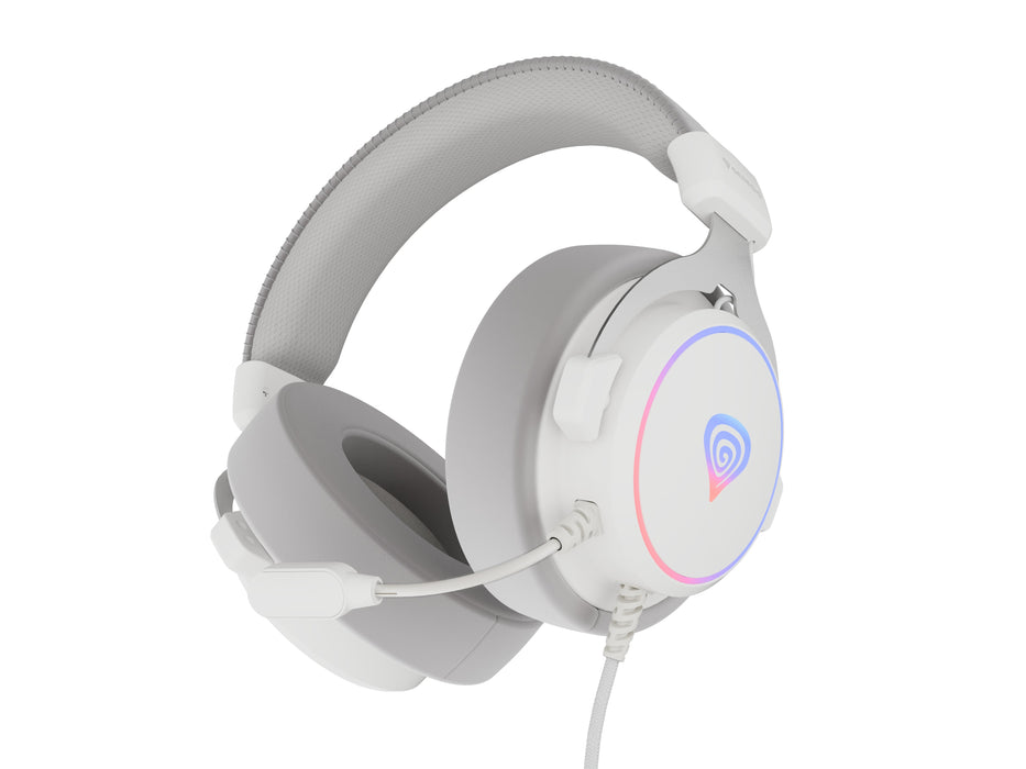 EAN 5901969444513 - GENESIS Neon 764 Auriculares Alámbrico Diadema Juego USB tipo A Blanco imagen 9