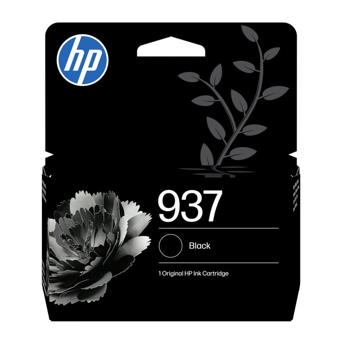 EAN 0196786147609 - HP 937 Black Original Ink Cartridge cartucho de tinta 1 pieza(s) Rendimiento estándar imagen 1
