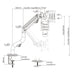 EAN 8716309126090 - Gembird MA-DA1-02 soporte para monitor 81,3 cm (32") Escritorio Negro imagen 3