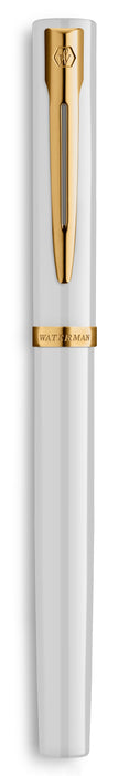 Waterman Füllfederhalter Impression Blancoer Lack Ct M Azul Caja De Regalo