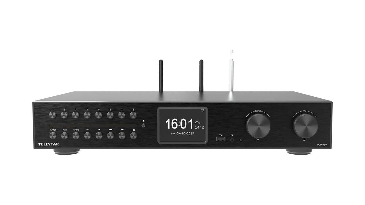 EAN 4262508450084 - Telestar 5700550 radio Internet Digital Negro, Metálico imagen 3