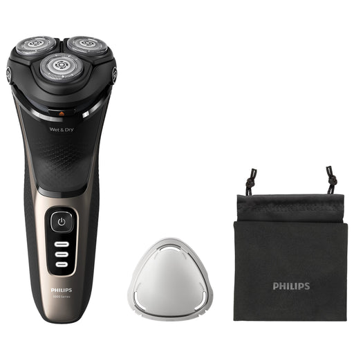 EAN 8720689018586 - Philips S3242/12 afeitadora Máquina de afeitar de rotación Recortadora Negro, Oro imagen 2