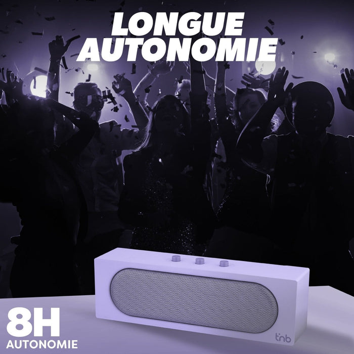 Tnb Altavoz Rainbow Bar - 10w Bluetooth Speaker - Purple