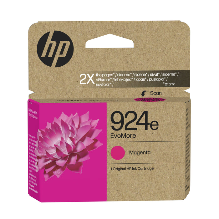 EAN 0199764687463 - HP 924e EvoMore Magenta Original Ink Cartridge cartucho de tinta 1 pieza(s) Alto rendimiento (XL) imagen 1
