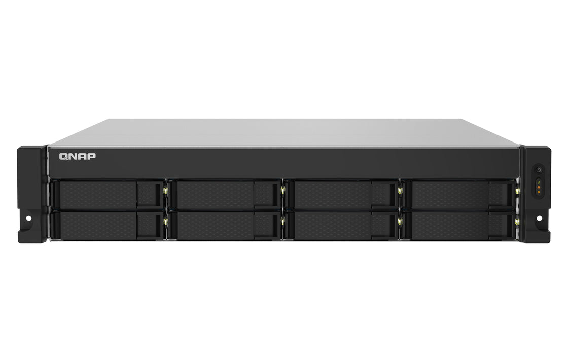 EAN 0885022020171 - QNAP TS-832PXU NAS Bastidor (2U) Annapurna Labs AL324 4 GB DDR4 0 TB QNAP Turbo System Aluminio, Negro imagen 1