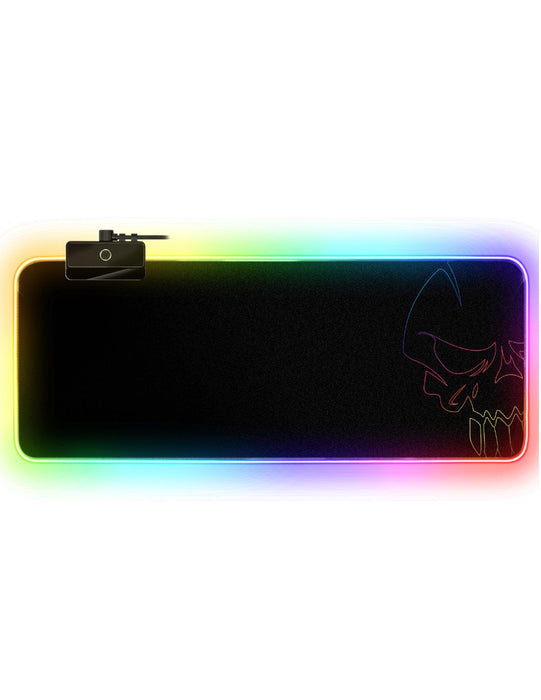 Alfombrilla Spirit Of Gamer Skull Rgb Gaming Con Iluminación Led 800 X 300 X 3mm