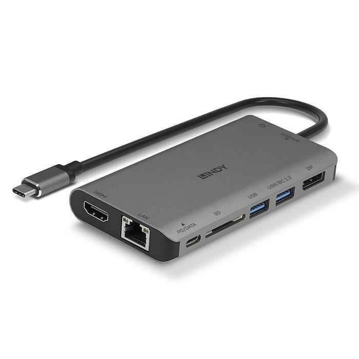 EAN 4002888433235 - Lindy 43323 base para portátil y replicador de puertos Alámbrico USB 3.2 Gen 1 (3.1 Gen 1) Type-C Negro,  imagen 2