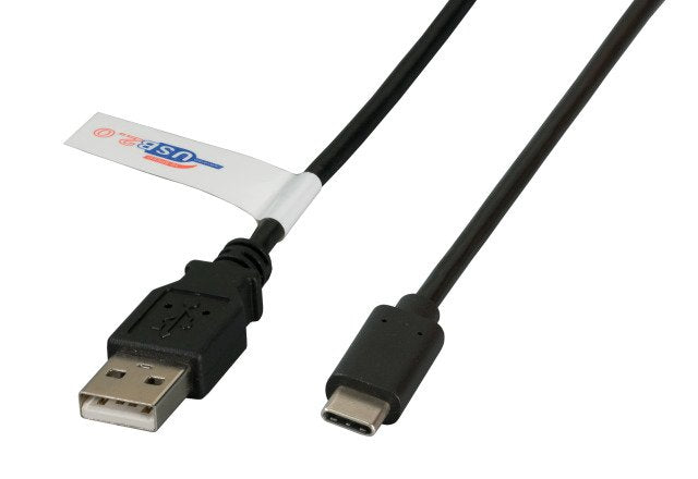 Cable Efb Elektronik K5258sw.0,5 Usb 0,5 M Usb 2.0 Usb A Usb C Negro
