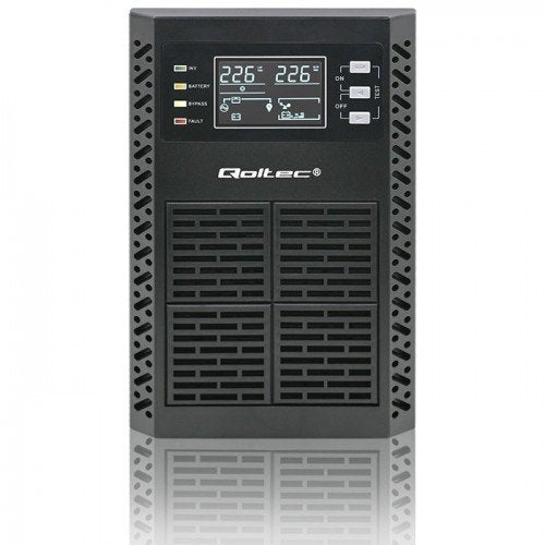 EAN 5901878522814 - Qoltec 52281 sistema de alimentación ininterrumpida (UPS) Doble conversión (en línea) 2 kVA 2000 W 3 sali imagen 5