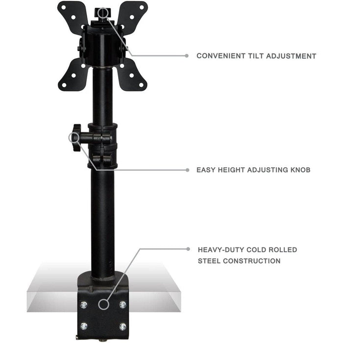 Techly Ica-Lcd 500bk Soporte De Mesa Para Pantalla Plana 76,2 Cm (30") Negro