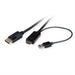 EAN 7630049619487 - ROLINE 11.04.5991 adaptador de cable de vídeo 1 m HDMI + USB DisplayPort Negro imagen 3
