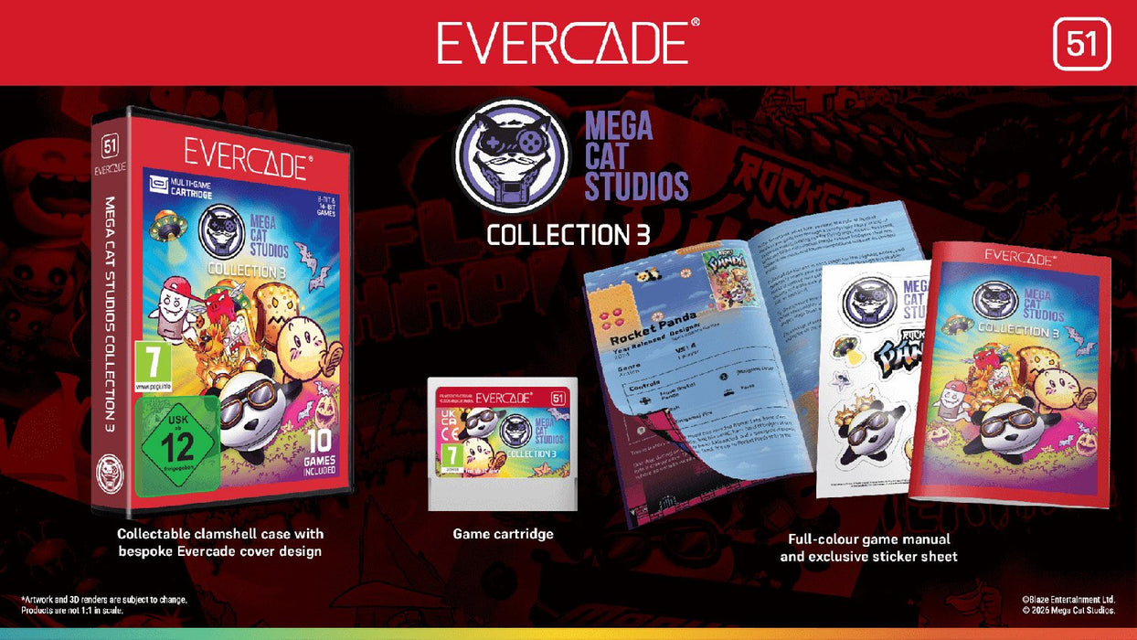 Juego Mega Cat Studios Colec.3 - Ret Evercade Retro Evercade