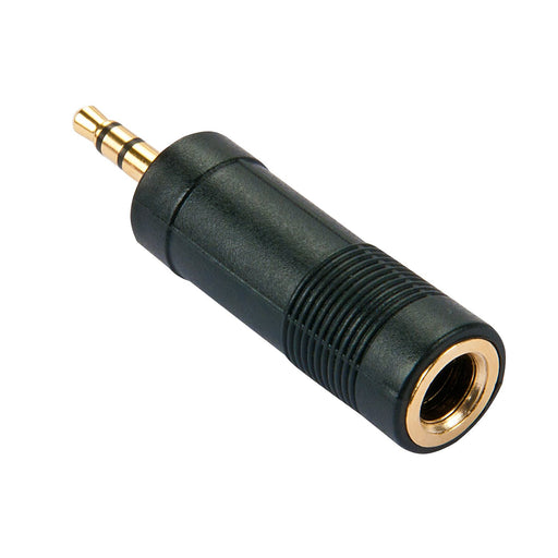 EAN 4002888356213 - Lindy 35621 cambiador de género para cable 3.5mm 6.3mm Negro imagen 1
