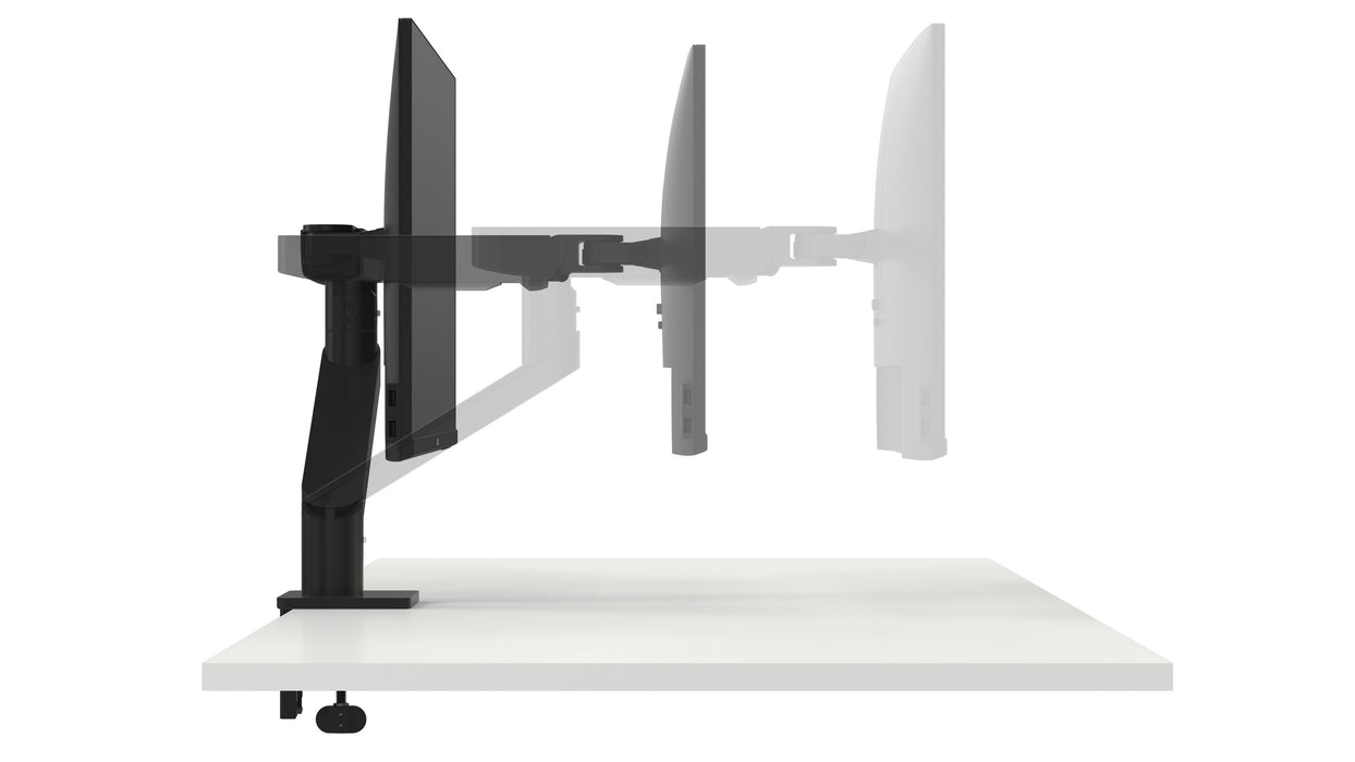 Single Monitor Arm For 19" To  38" Displays