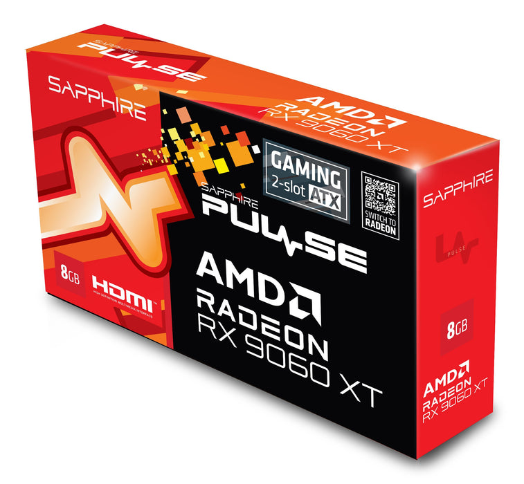 EAN 4895106297333 - Sapphire PULSE Radeon RX 9060 XT AMD 8 GB GDDR6 imagen 6