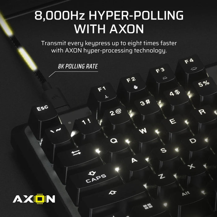 EAN 0840006683650 - Corsair K70 PRO TKL teclado Juego USB QWERTY Inglés de EE. UU. Negro imagen 6