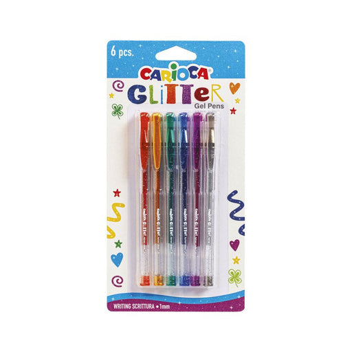 EAN 8003511421656 - Carioca 42165 bolígrafo Azul, Verde, Gris, Naranja, Rosa, Rojo Bolígrafo de punta retráctil con pulsador  imagen 1