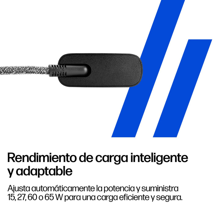 EAN 5715063638163 - HP 65W USB-C Laptop Charger adaptador e inversor de corriente Interior Negro imagen 4
