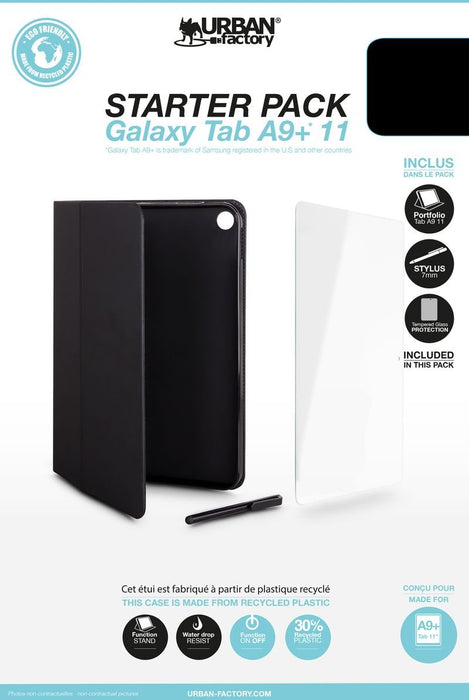 EAN 3760170884998 - Urban Factory ÉTUI DE PROTECTION À RABAT CYCLEE POUR SAMSUNG GALAXY TAB A9+ 11 (NOIR) imagen 2