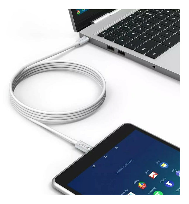 EAN 8059018365887 - Techly ICOC-MU4-20G240W2 cable USB USB4 Gen 2x2 2 m USB C Blanco imagen 6