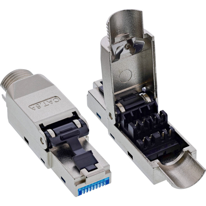 Inline® Rj45 Plug Cat.6a 500mhz, Field-Assembly, Shielded, With Tornillo Cap