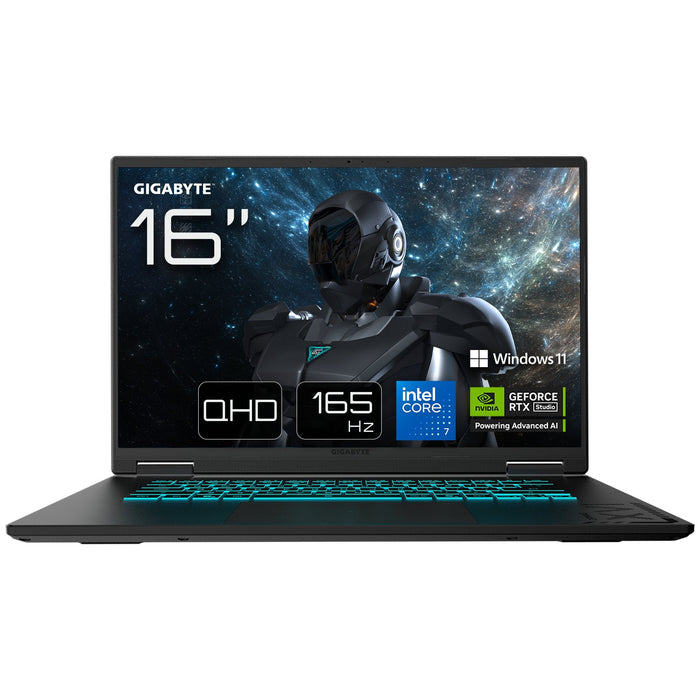 16 Qhd+ (2560x1600),165hz - Intel Core Ultra 7 240h - 32 Go Ddr5  (16 Go X 2) - 1 To Ssd - Rtx5080 - 1 X Hdmi 2.1 - 2 X Usb 3.2-A - 1 X Usb3.2-C - 1 X Usb2.0-A - 1 X Rj45 - 1 X Micro Sd - Windows 11 Home - Garantía 2 Años