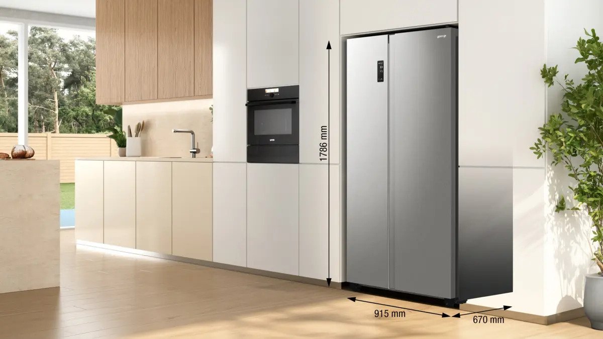 EAN 3838782684449 - Gorenje NRR9185EAXL nevera puerta lado a lado Independiente 550 L Gris imagen 11