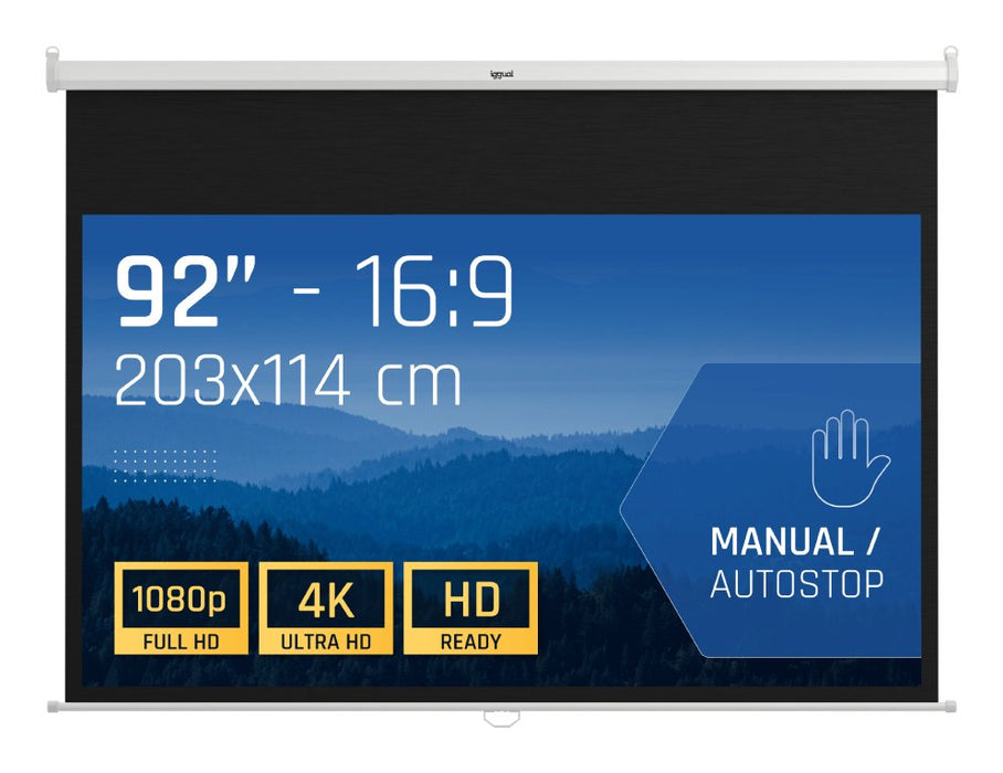 EAN 8435364319291 - iggual PSIMS203 pantalla de proyección 2,34 m (92") imagen 19