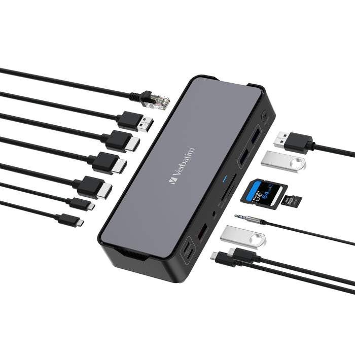 EAN 0023942321712 - Verbatim CDS-15 Alámbrico USB 3.2 Gen 1 (3.1 Gen 1) Type-C Negro, Gris imagen 5