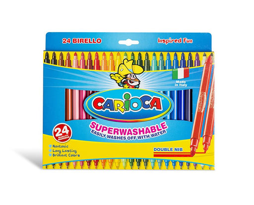 EAN 8003511415211 - Carioca Birello rotulador Fino/Medio Multicolor 24 pieza(s) imagen 1