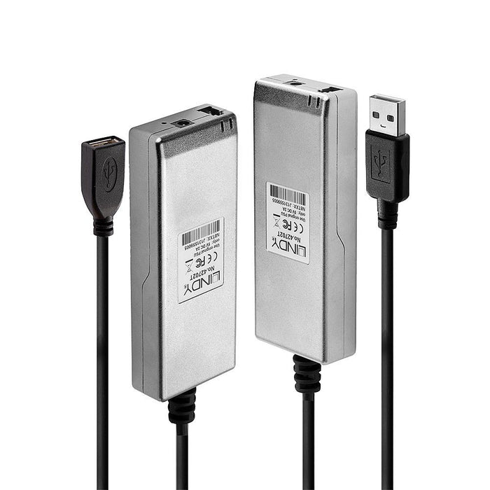 EAN 4002888427029 - Lindy 42702 ampliador de red Transmisor y receptor de red Gris imagen 1