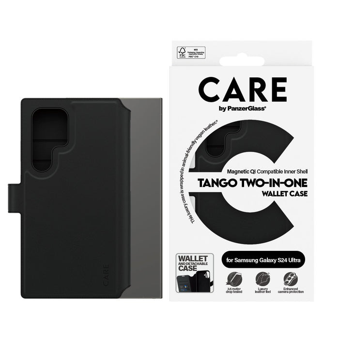 EAN 5715685012341 - PanzerGlass CARE™ by ® Tango 2-in-1 Wallet Case w. Qi Compatible Samsung Galaxy S24 Ultra funda para telé imagen 2