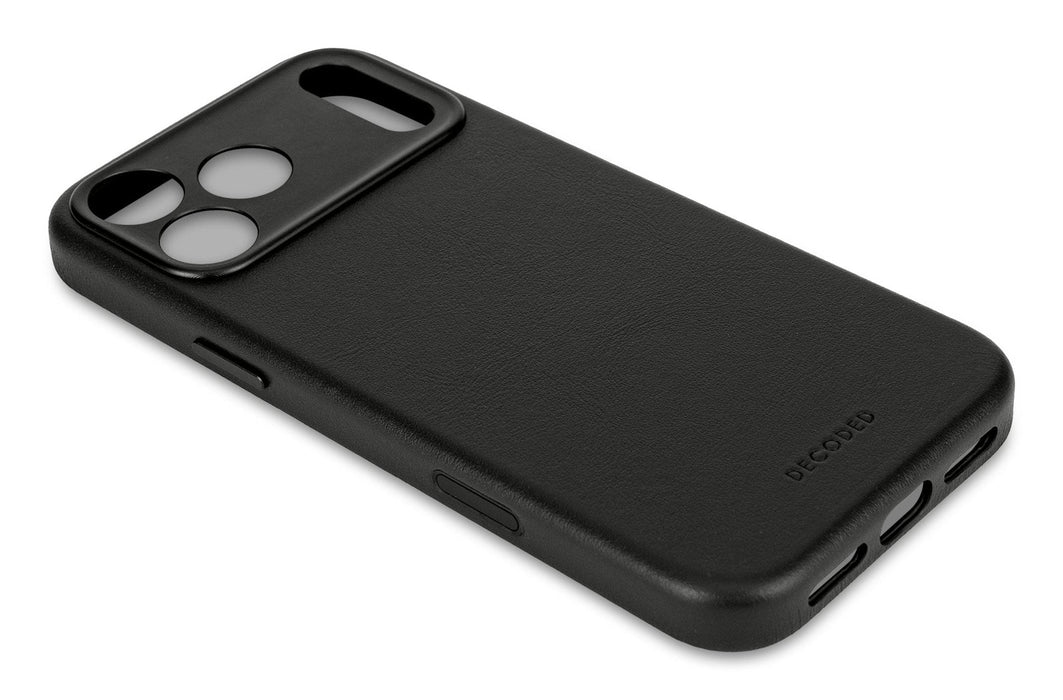 Decoded Leather Backcover Iphone 17 Pro Max Black