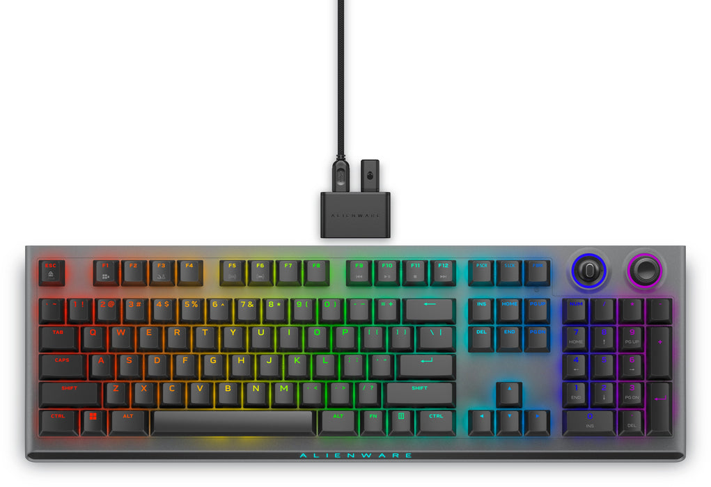 EAN 0884116448662 - Alienware Tri-Mode AW920K teclado Juego USB + RF Wireless + Bluetooth Gris imagen 1