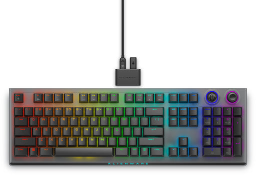 EAN 0884116448662 - Alienware Tri-Mode AW920K teclado Juego USB + RF Wireless + Bluetooth Gris imagen 1