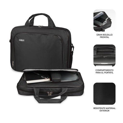 EAN 8436586741211 - SUBBLIM SUB-LB-1OLB001 maletines para portátil 31,8 cm (12.5") Maletín Toploader Negro imagen 2
