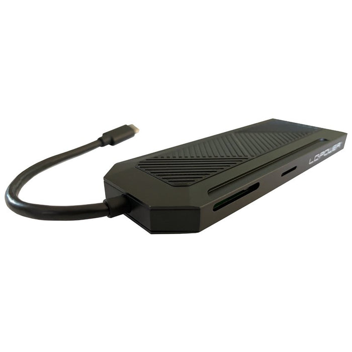 EAN 4260070129100 - LC-Power LC-HUB-C-MULTI-6-RGB hub de interfaz USB 3.2 Gen 2 (3.1 Gen 2) Type-C 5000 Mbit/s Negro imagen 6