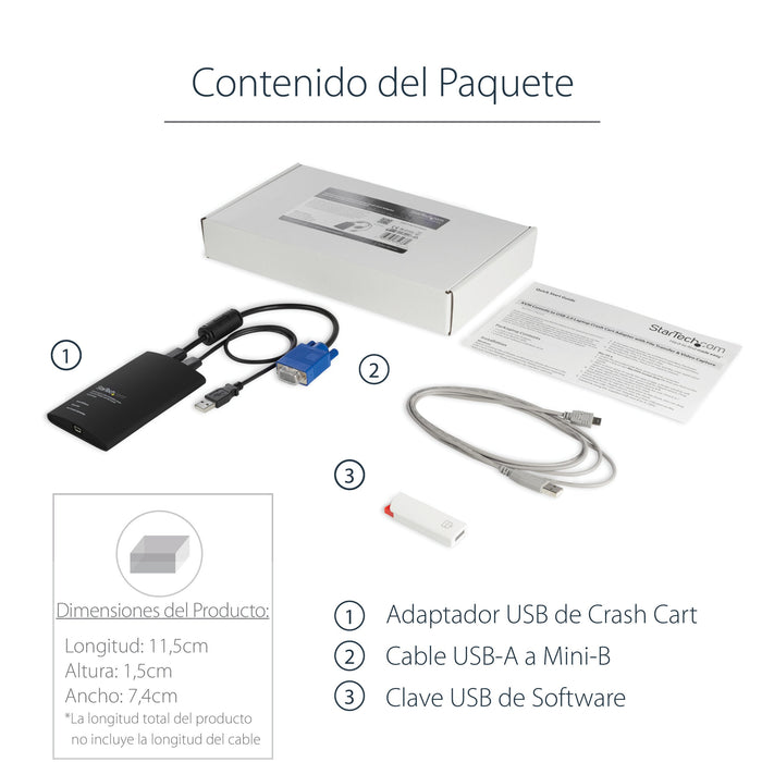 EAN 0065030854382 - StarTech.com NOTECONS02 interruptor KVM Negro imagen 14