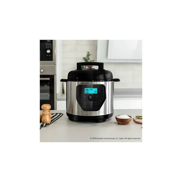 EAN 8435484020336 - Cecotec Olla GM H Deluxe 6 L Negro, Acero inoxidable imagen 2