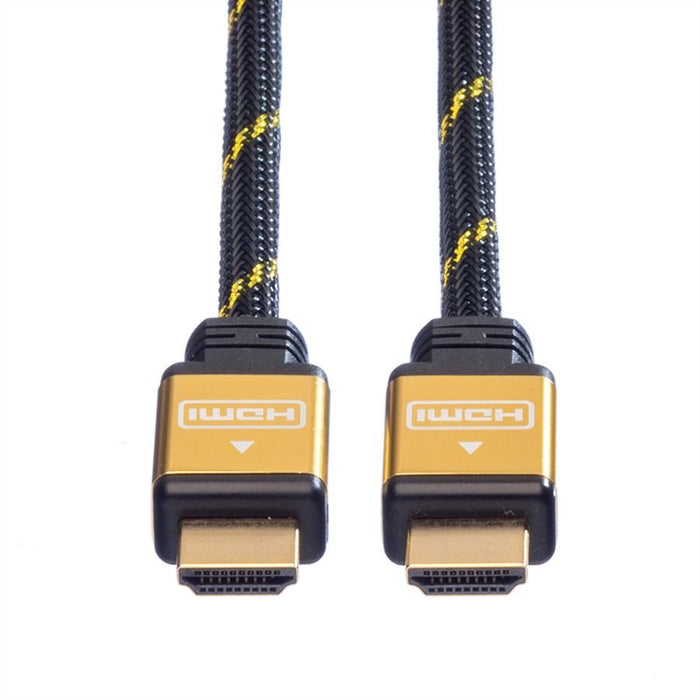 Roline Gold Hdmi High Speed Cable Mit Ethernet, 1,5 M