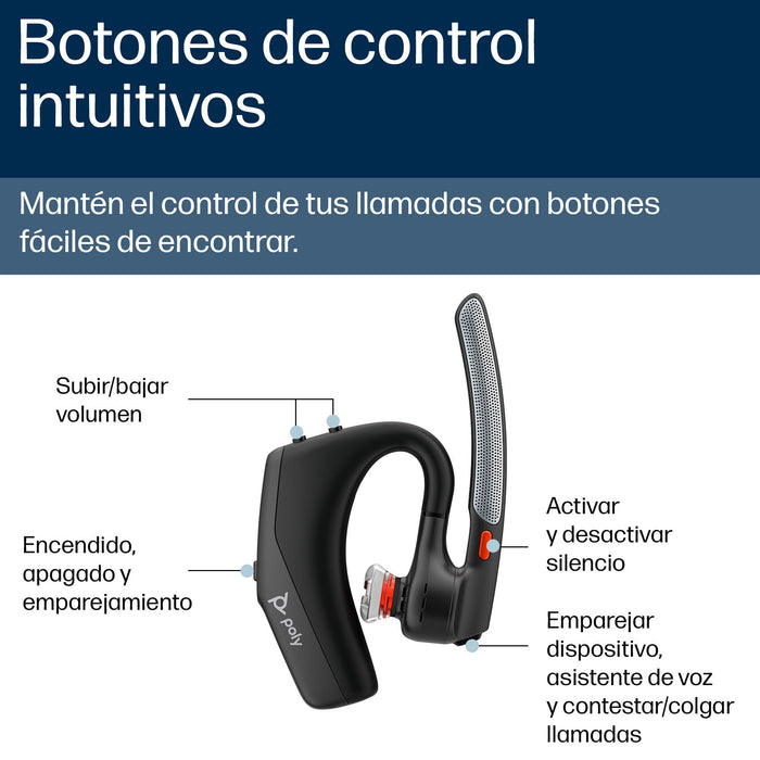 EAN 5715328135826 - HP Poly Voyager Legend 30 Headset Inalámbrico Dentro de oído Llamadas/Música Bluetooth Negro imagen 7