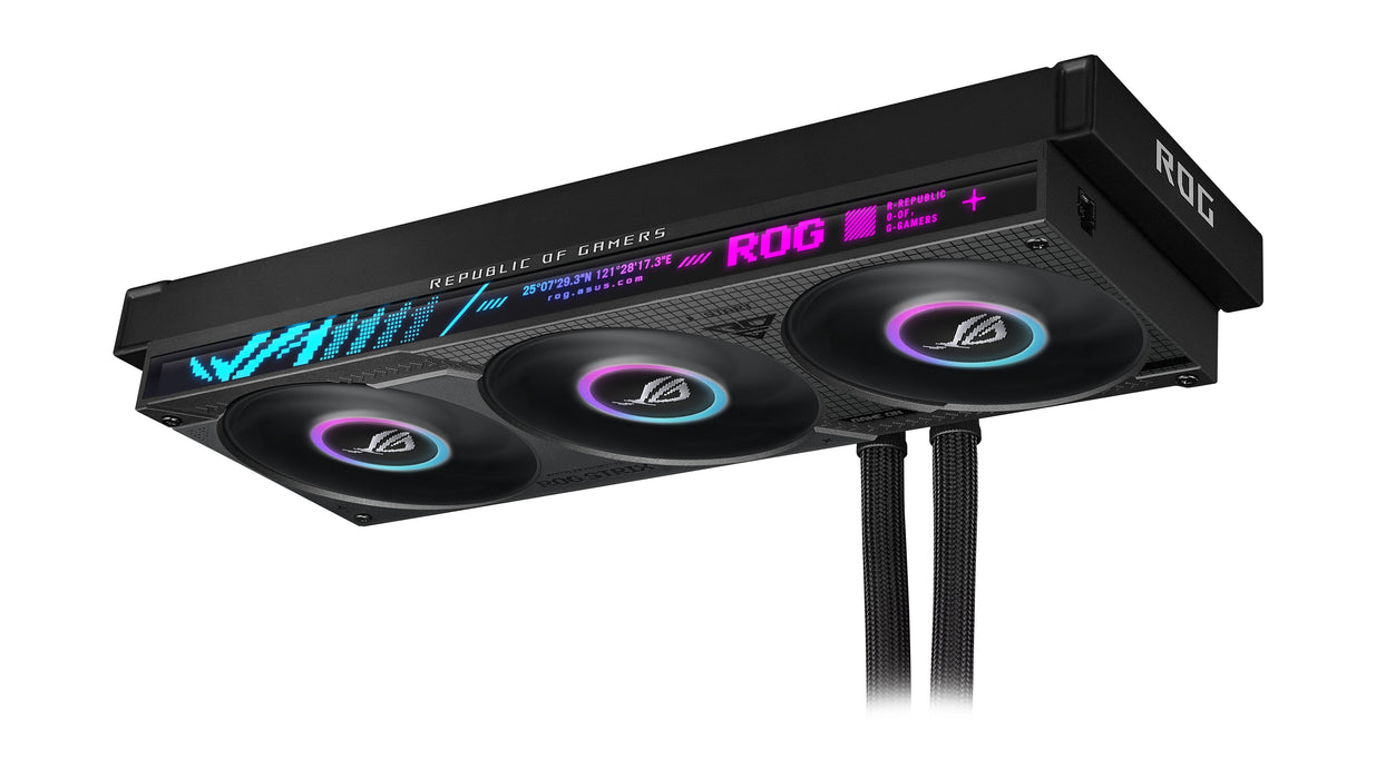 Refrigeración Liquida Cpu  Asus Rog Mrix Slc Iv 360 Argb Lcd Negro