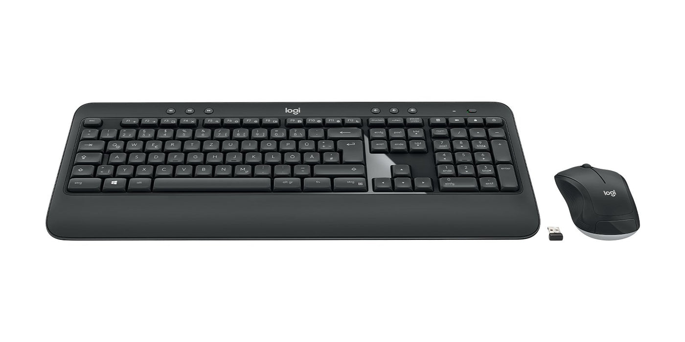 EAN 5099206077379 - Logitech 920-008675 teclado Ratón incluido Universal RF inalámbrico QWERTZ Alemán Negro imagen 1