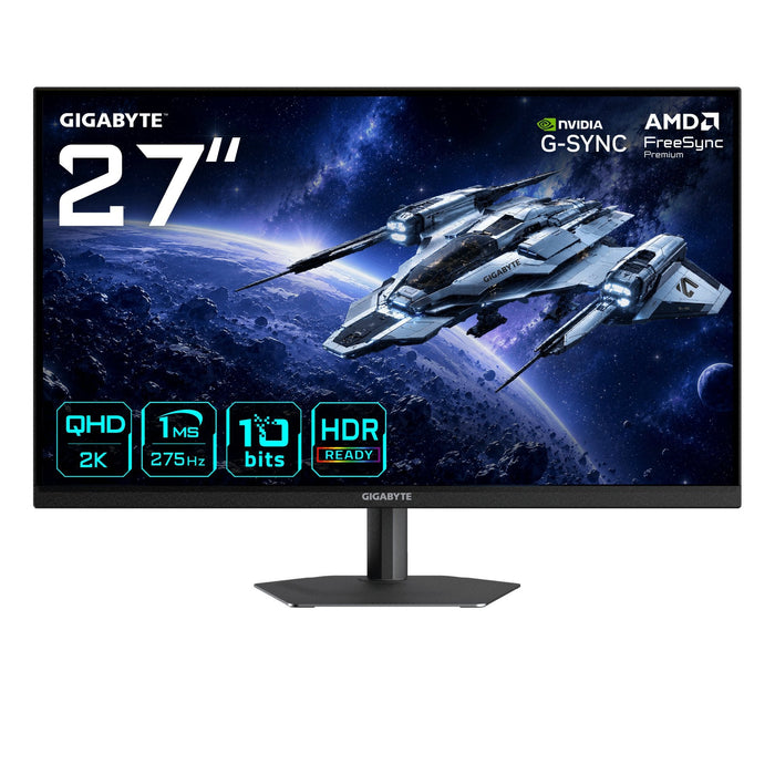 Monitor Gigabyte G27q26 27 Qhd Gaming  (27"), 2560 X 1440 Pixel, Quad Hd, Lcd, 1 Ms, Negro
