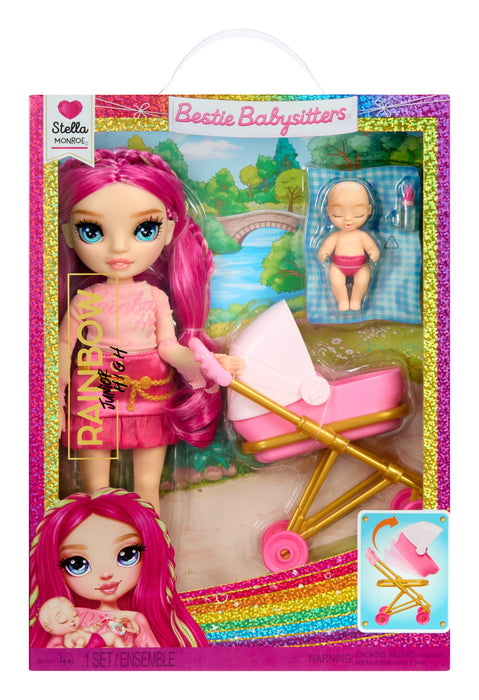 Mga Entertainment Mga Rainbow High Jr High Babysitters Fashion Doll- Stella 248484-Euc