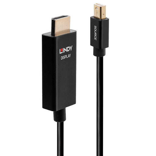 EAN 4002888409223 - Lindy 40922 adaptador de cable de vídeo 2 m Mini DisplayPort HDMI tipo A (Estándar) Negro imagen 1
