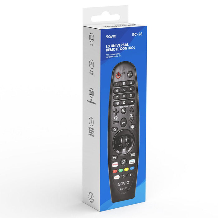 Mando A Distancia Universal / De Repuesto Para Tv Lg  Smart Tv Savio Rc-28
